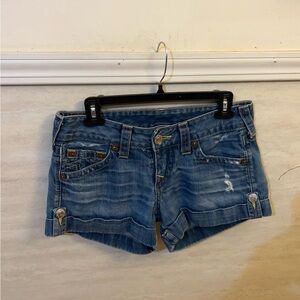 True Religion Jess Denim Shorts